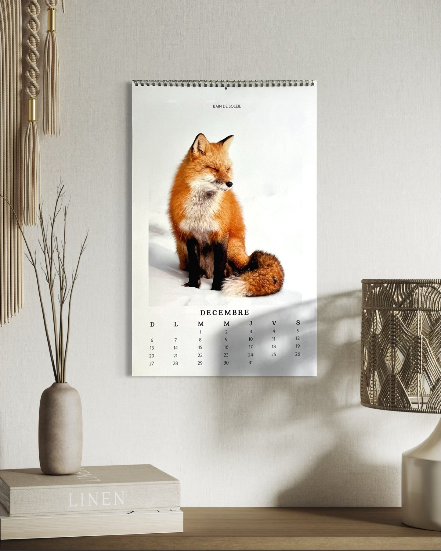 Calendrier 2026 - 100% renards